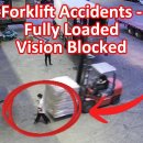 전면시야 미확보 지게차 사고-Forklift Accidents Caused by Fully Loaded, Vision Blocked 이미지