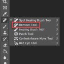 포토샵 V24.5 업데이트 : Remove Tool/ Contextual task Bar 이미지