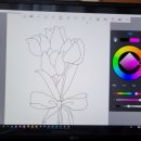 당신의 꽃그림 보테니컬 아트 이미지