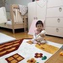 내돈내산 후기 추천, 아이방 러그 리틀아카이브 크레므앙팡