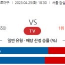 4월25일 국내야구 자료정보 이미지