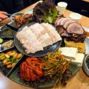 청주왕족발,보쌈 | 가족모임장소추천 진천 청주왕족발보쌈 가지튀김 나오는 보쌈정식