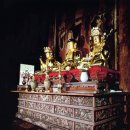 영천 은해사 백흥암 극락전 수미단 이미지