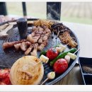 신화이용원 | 제주 신화월드 맛집 캠핑 분위기 가득한 제주돈돗 고기집~!