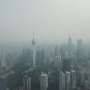 현재 말레이시아에서 발생하고 있는 심각한 헤이즈(Haze, 연무) 현상 이미지