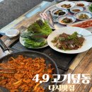 세천로 | 다사맛집 4.9 고기덮동 핫주물럭정식과 도토리묵무침 후기