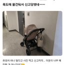 복도에 유모차 둬서 신고당한 사람. 이미지
