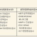 심리 검사 종류 이미지