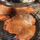 숯불 돼지 닭 이미지