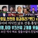 피로 쓰인 역사 혀로 덮을수 없다.kbs 난리났다.천공 통일론 떠든 윤.박지원,모욕 당할만 하다 이미지