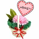 비누꽃 바구니 제작 이미지