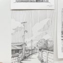 펜으로 그려보는 기초 어반드로잉 이미지