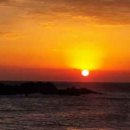 남해노을 이미지