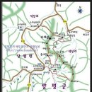 양평, 소리산 등산코스 & 지도 이미지