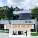 화.수.목 | 양산 상북 분위기 좋은 대형카페 추천ㅣ보르너 방문 후기