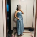 코스 원피스_쉬레드 맥시 드레스 파우더 블루 xs사이즈 후기