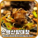 양저대로 도로 앞 간이화장실 | [구미인동] '소백산양대창' 구미맛집 숯불구이 모둠세트후기
