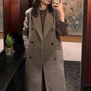 정혜임 코트 브라운 헤링본 컬러가 예쁜 프롬웨얼 맥시 코트 후기