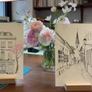 퇴근 후 일상 스케치 이미지