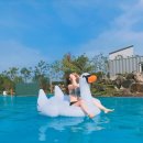 제주 2박3일 가족여행 3일차 - 비자림마니펜션 수영장, 김녕해수욕장, 곰막 식당 솔직후기, 스위스마을