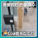 중문동물병원 | 동물병원 문선까짐 문틀 인테리어필름 복원