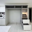 한신아파트(구:신익2) | 리폼 삼성비스포크 4+3도어 조합 홈카페장, 수납장 디자인 시공 사례 (부산남천더샵,울산대공원한신)