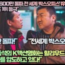 “범죄도시4 700만 돌파 전 세계 박스오피스 1위 등극! 대만도 1위하며 난리 난 대만 반응!” 이미지