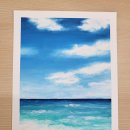 오일파스텔로 그리는 풍경화 이미지