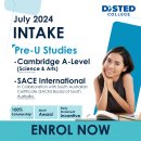 Disted-Intake July 2024 이미지