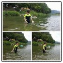 레드페이스안산 | 가평 목동캠핑장애서 물놀이와 낚시^^(20140628)