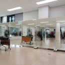 이동주민자치센터 | 인천 남동구 주민자치센터 이동식 대형 단면 전신거울 파티션 추가설치