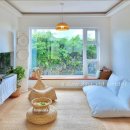 빨간 시골집 이미지