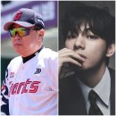 뷔프로디자인 | BTS 부산 공연 뜻밖의 수혜자? 뷔 동명이인 롯데 김태형 감독 유니폼 인기 폭발