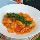 집에서 만드는 이탈리아 요리 | 쉬림프 로제파스타 만들기 - 폰타나 로제 파스타 소스, 곰곰 이탈리아 정통 스파게티 내돈내산 후기