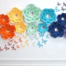 페이퍼 플라워아트 이미지