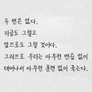 [마인드] 두 번은 없다 이미지