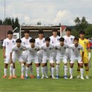 U-17 대한민국 남자 축구 국가대표vs정예 성인 도탁서 11명 축구경기 이미지