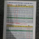 장항역에서 서울가는깇시간표 이미지