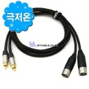 RCA -> XLR 연결에 관해 궁금증이 있습니다. 이미지