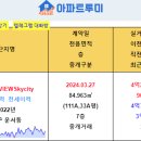 중구(영종) 아파트 실거래(건수:4건 운서SKVIEWSkycity 등) 이미지