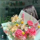 야베스텍(주) | 🌸 서면 플라워샵 창업반 네추럴 핸드타이드 │ 작약 꽃다발 수업 후기