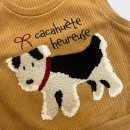 복슬 강아지 | 육아템 / 더피넛스튜디오 : 복슬강아지조끼·포실하트목폴라 · 스노우캠프멜빵 (w. 실착후기)