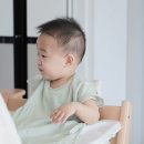 이유식 턱받이 정착했어요. 밤부베베 맘마 점보 턱받이