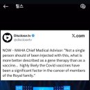 [건강이슈] (속보) MAHA, 코로나백신 "암 발병" 폭로 이미지