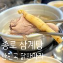 종로삼계탕 - 세종특별자치시 | 🐔 동대문 한민국 닭한마리 | 닭한마리＋야채전, 아이스크림 서비스 종로 삼계탕 후기