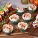 3 Showstopper Appetizers, Melon, Salmon Rolls &amp; Ham Roses. 이미지