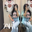 ZARA 자라 그래픽 반팔티 3종 피팅 후기｜여름 데일리룩으로 딱!