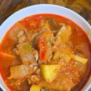 참치 고추장찌개 레시피 양념 두부 애호박 감자 캠핑찌개 이미지