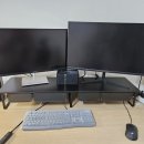 서랍형모니터받침대 | 15cm 높이 높은 서랍형 듀얼 모니터 받침대 추천