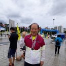 제6회 한성백제 마라톤 대회에서 5Km 코스를 완주하고 이미지